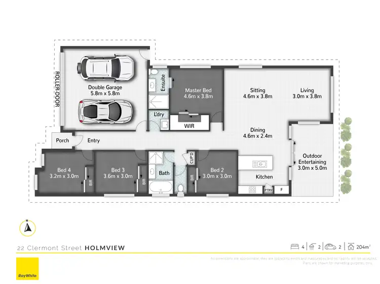 Floorplan of Homely house listing, 22 Clermont Street, Holmview QLD 4207
