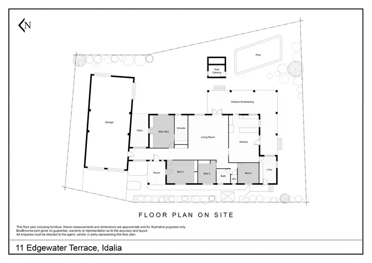 Floorplan of Homely house listing, 11 Edgewater Terrace, Idalia QLD 4811