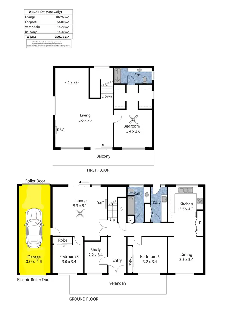 Floorplan of Homely house listing, 7 Seaview Crescent, Normanville SA 5204