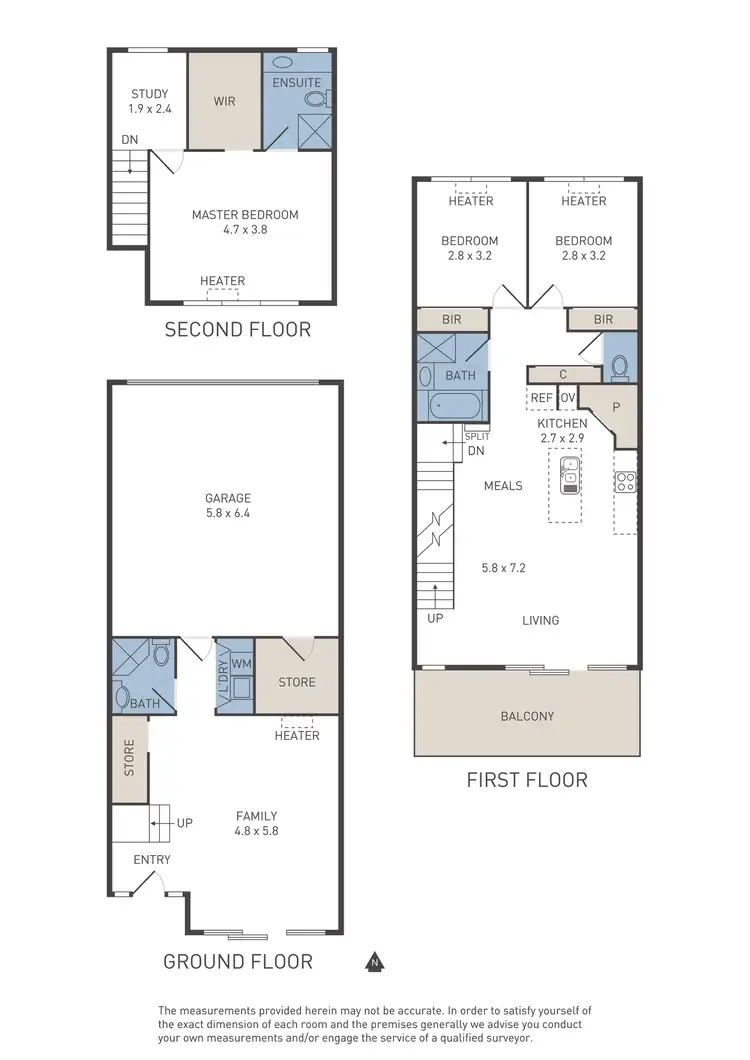 Floorplan of Homely townhouse listing, 8/17-21 Cobaw Circuit, Caroline Springs VIC 3023