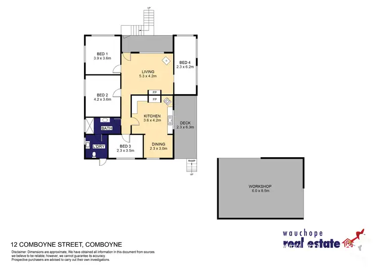 Floorplan of Homely house listing, 12 Comboyne Street, Comboyne NSW 2429