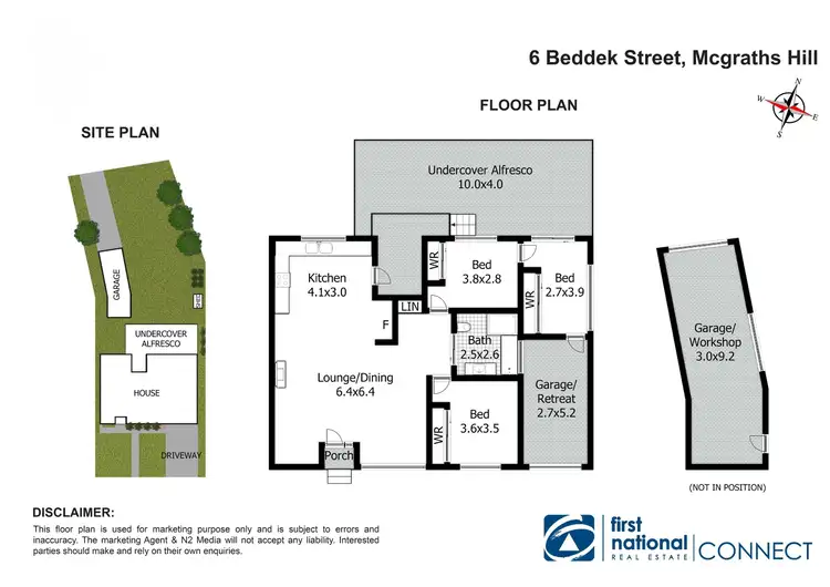 Floorplan of Homely house listing, 6 Beddek St, Mcgraths Hill NSW 2756