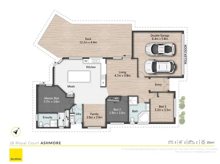 Floorplan of Homely house listing, 16 Royal Court, Ashmore QLD 4214