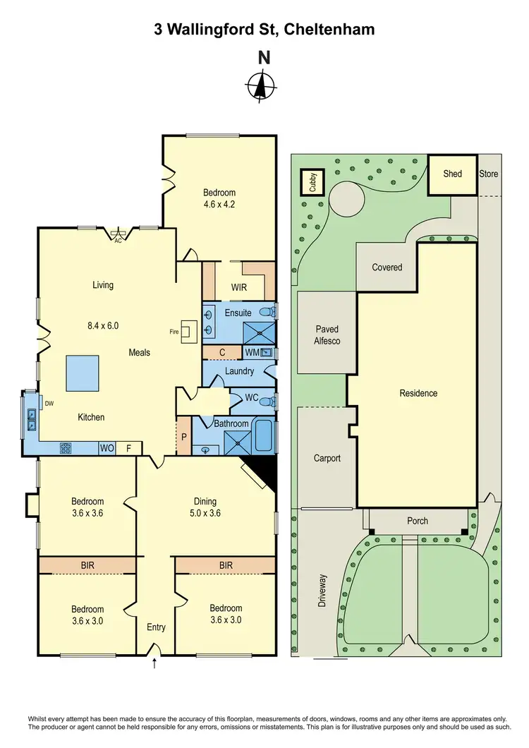Floorplan of Homely house listing, 3 Wallingford Street, Cheltenham VIC 3192