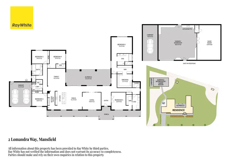 Floorplan of Homely house listing, 2 Lomandra Way, Mansfield VIC 3722