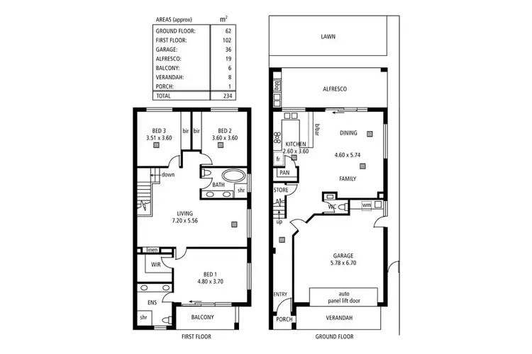 Floorplan of Homely house listing, 36 Sheffield Crescent, Blair Athol SA 5084