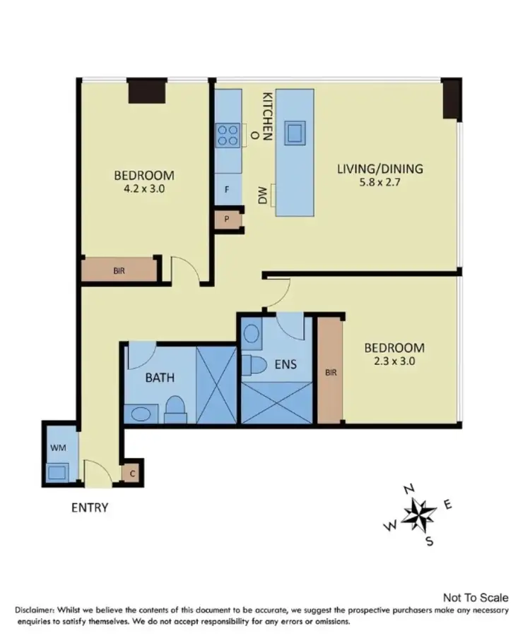 Floorplan of Homely apartment listing, 4907/70 Southbank Boulevard, Southbank VIC 3006