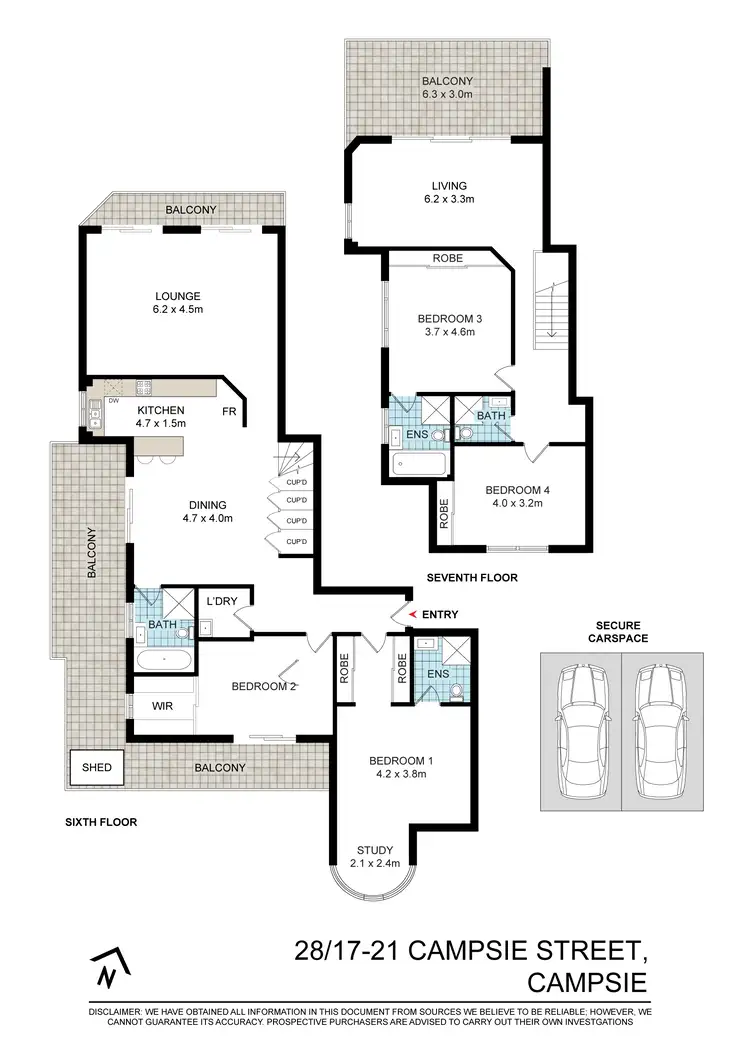 Floorplan of Homely apartment listing, 28/17-21 Campsie Street, Campsie NSW 2194