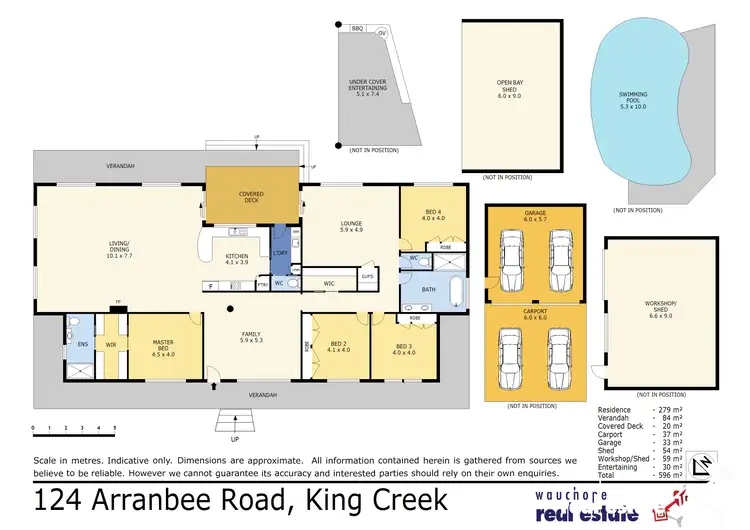 Floorplan of Homely rural property listing, 124 Arranbee Road, King Creek NSW 2446