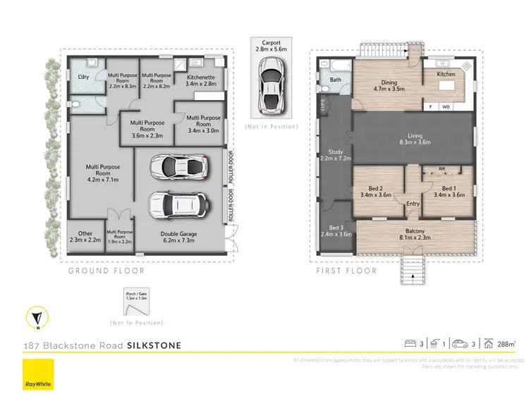 Floorplan of Homely house listing, 187 Blackstone Road, Silkstone QLD 4304