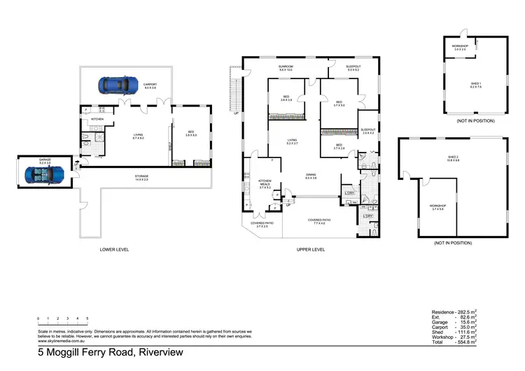 Floorplan of Homely house listing, 5 Moggill Ferry Road, Riverview QLD 4303
