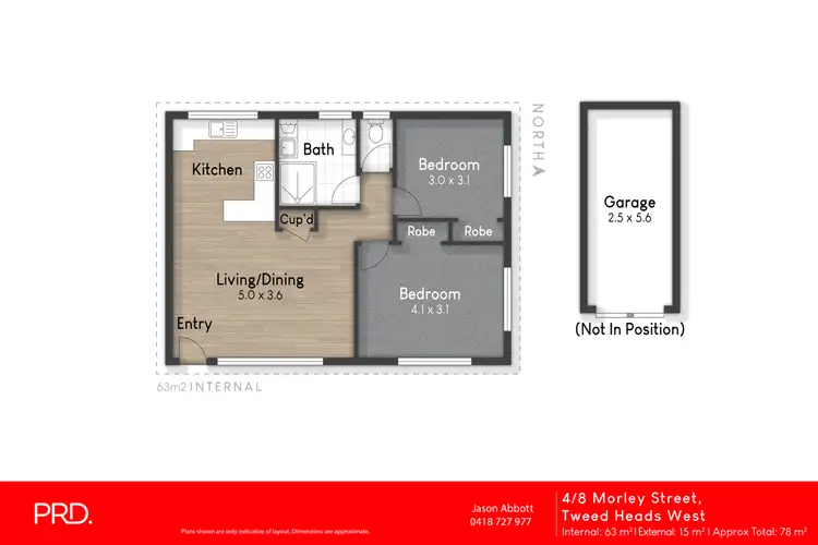 Floorplan of Homely unit listing, 4/8 Morley Street, Tweed Heads West NSW 2485