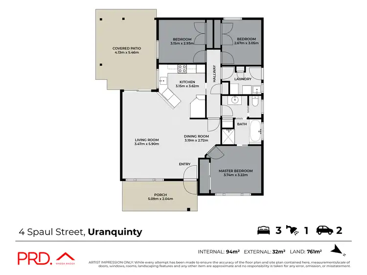 Floorplan of Homely house listing, 4 Spaul Street, Uranquinty NSW 2652
