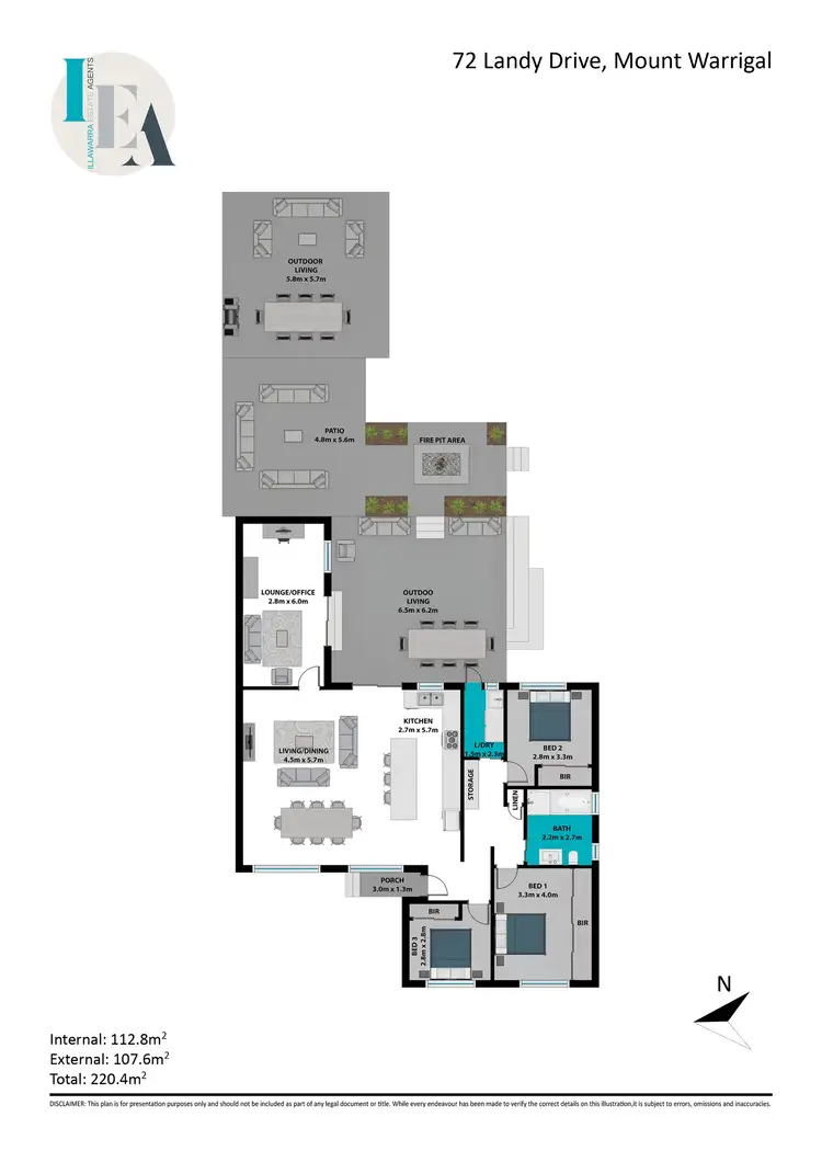 Floorplan of Homely house listing, 72 Landy Drive, Mount Warrigal NSW 2528