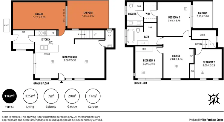 Floorplan of Homely townhouse listing, 12A Wilford Avenue, Underdale SA 5032