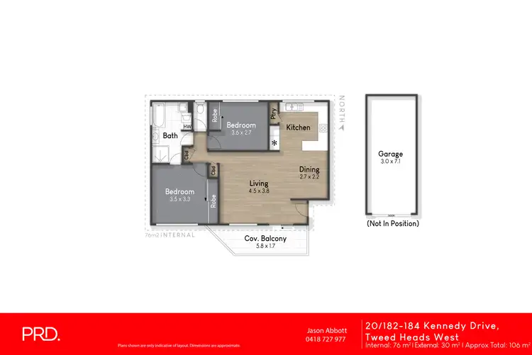 Floorplan of Homely unit listing, 20/182-184 Kennedy Drive, Tweed Heads West NSW 2485