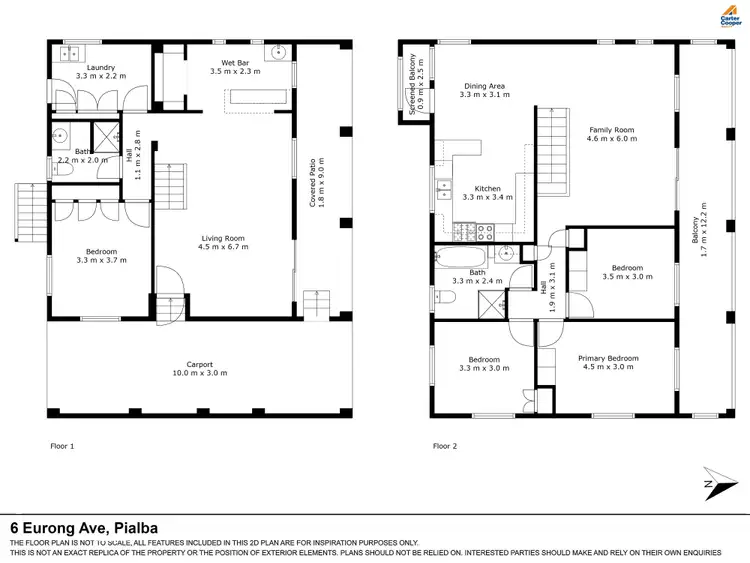 Floorplan of Homely house listing, 6 Eurong Avenue, Pialba QLD 4655