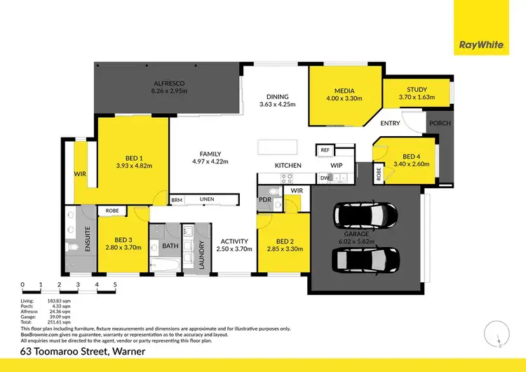Floorplan of Homely house listing, 63 Toomaroo Street, Warner QLD 4500