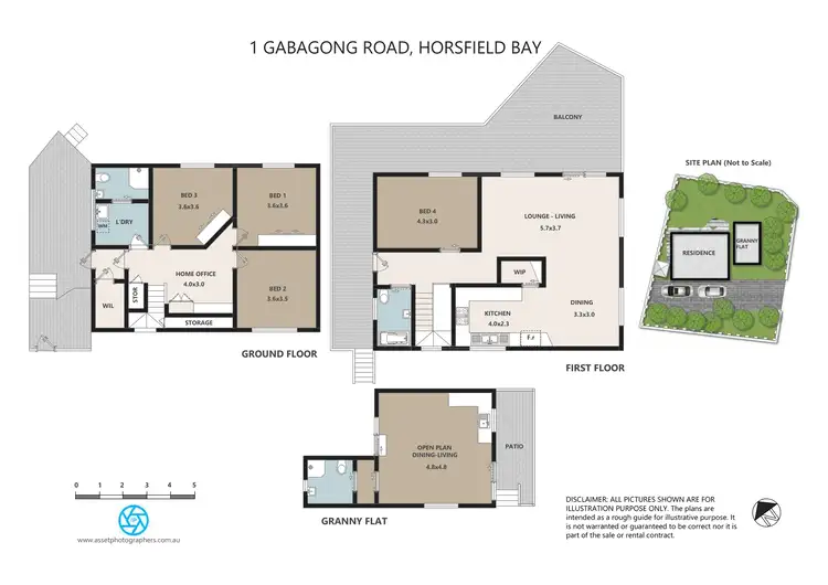 Floorplan of Homely house listing, 1 Gabagong Road, Horsfield Bay NSW 2256