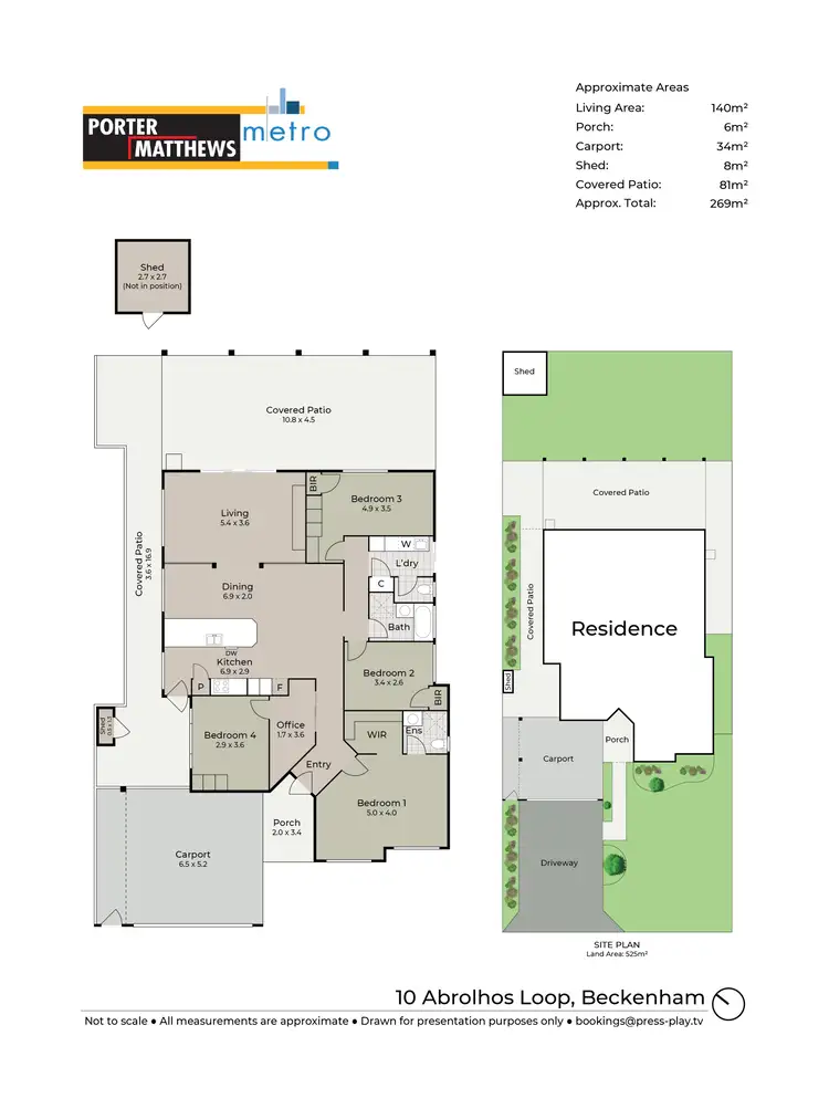 Floorplan of Homely house listing, 10 Abrolhos Loop, Beckenham WA 6107