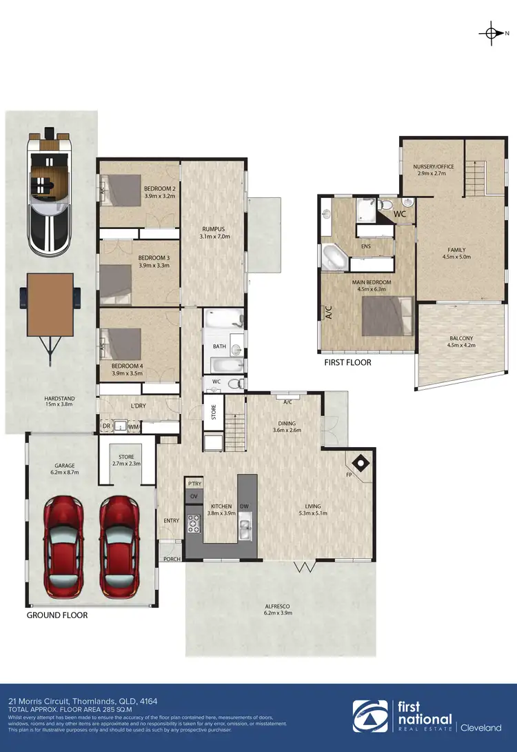 Floorplan of Homely house listing, 21 Morris Circuit, Thornlands QLD 4164