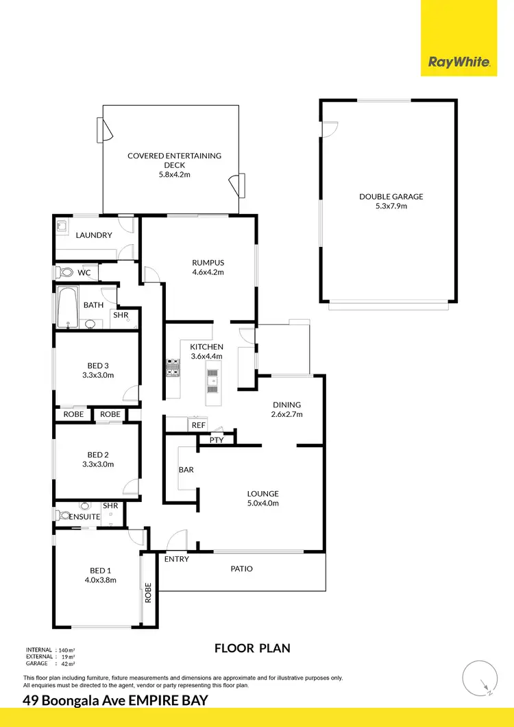 Floorplan of Homely house listing, 49 Boongala Avenue, Empire Bay NSW 2257