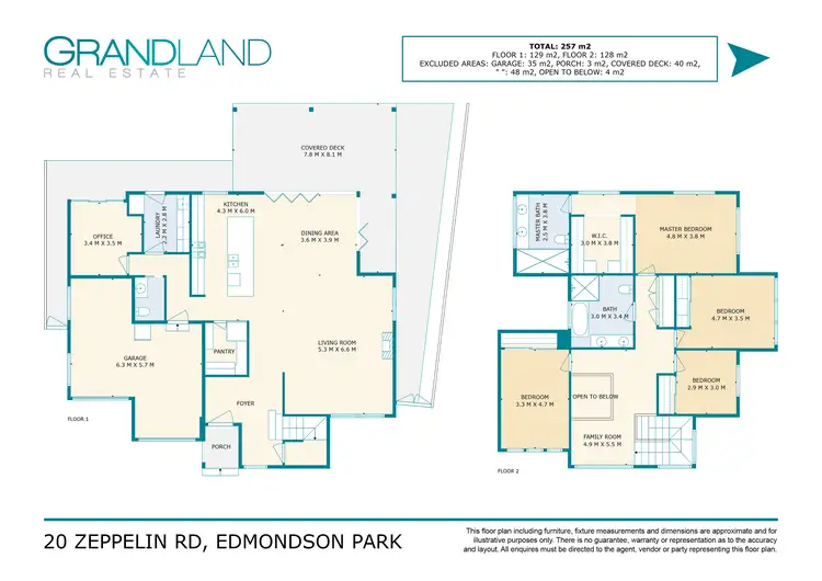 Floorplan of Homely house listing, 20 Zeppelin Road, Edmondson Park NSW 2174