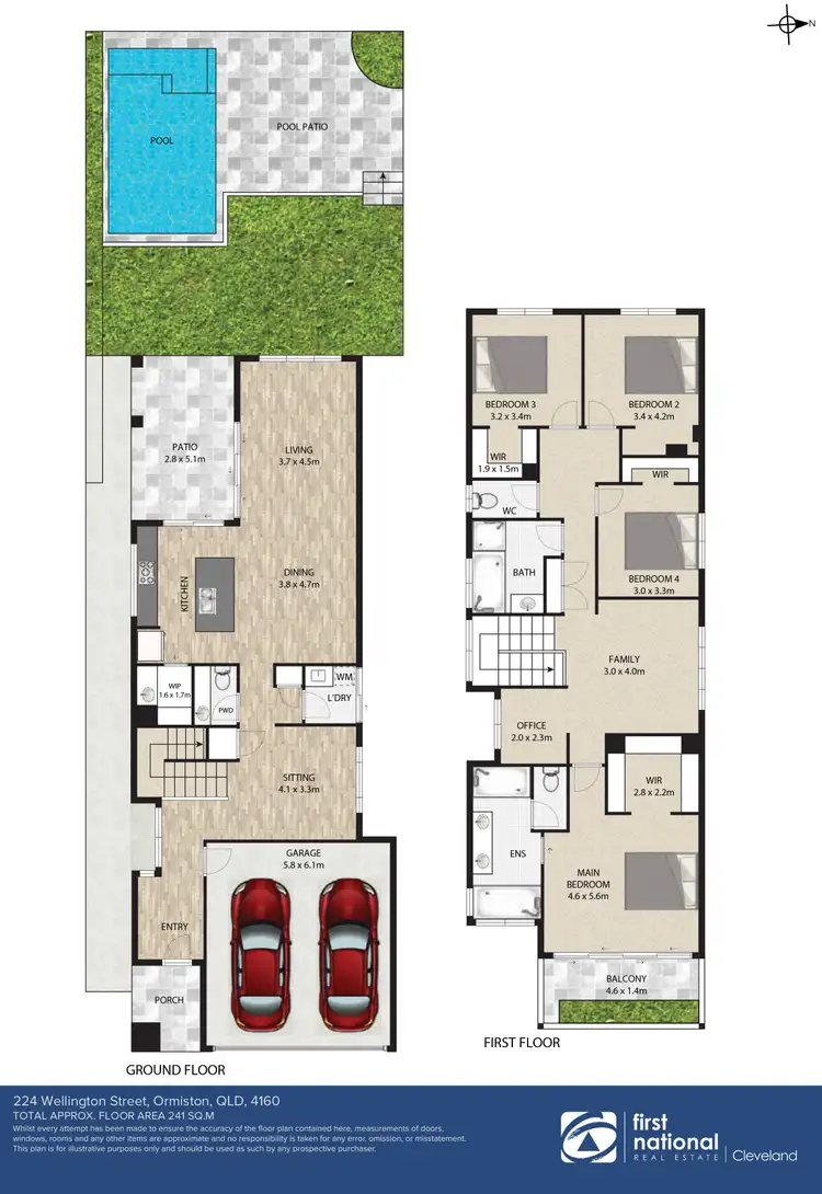 Floorplan of Homely house listing, 224 Wellington Street, Ormiston QLD 4160