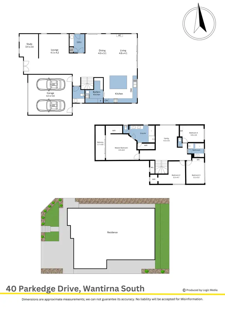 Floorplan of Homely house listing, 40 Parkedge Drive, Wantirna South VIC 3152