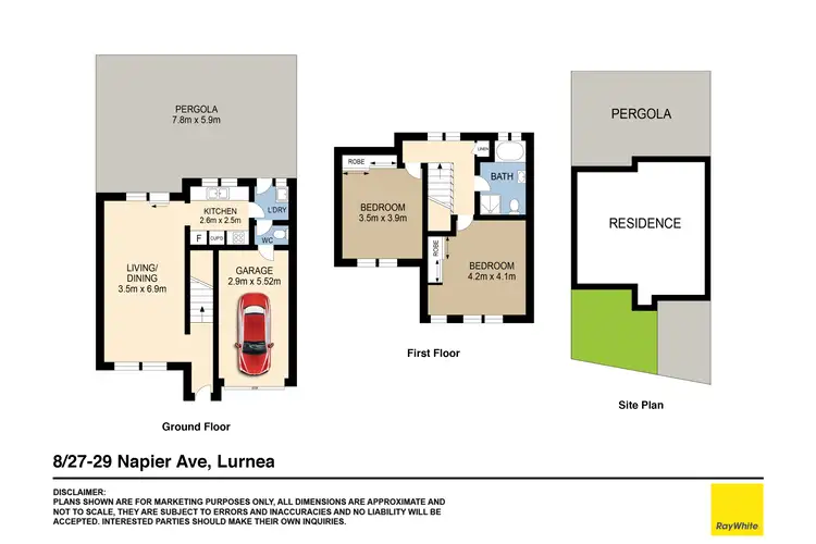 Floorplan of Homely townhouse listing, 8/27-29 Napier Avenue, Lurnea NSW 2170