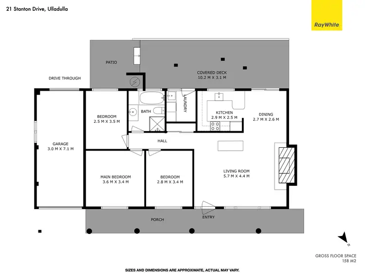 Floorplan of Homely house listing, 21 Stanton Drive, Ulladulla NSW 2539