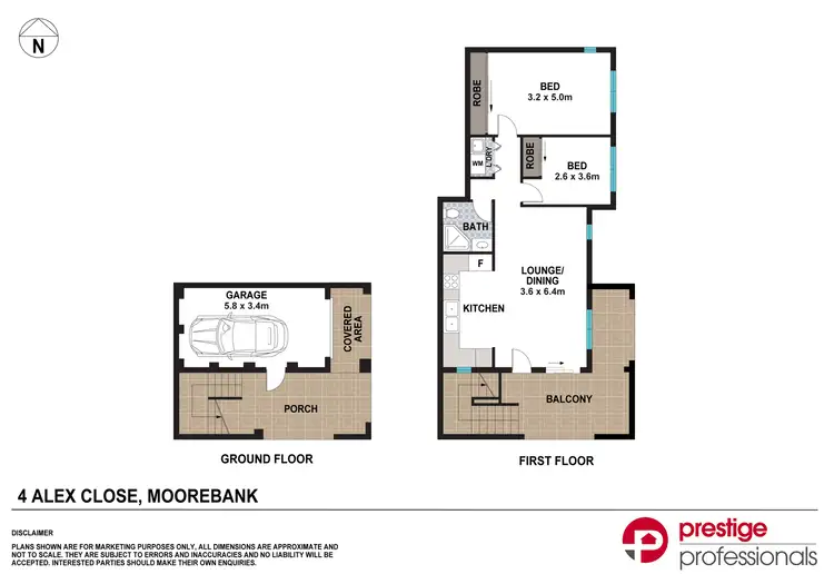 Floorplan of Homely apartment listing, 4 Alex Close, Moorebank NSW 2170