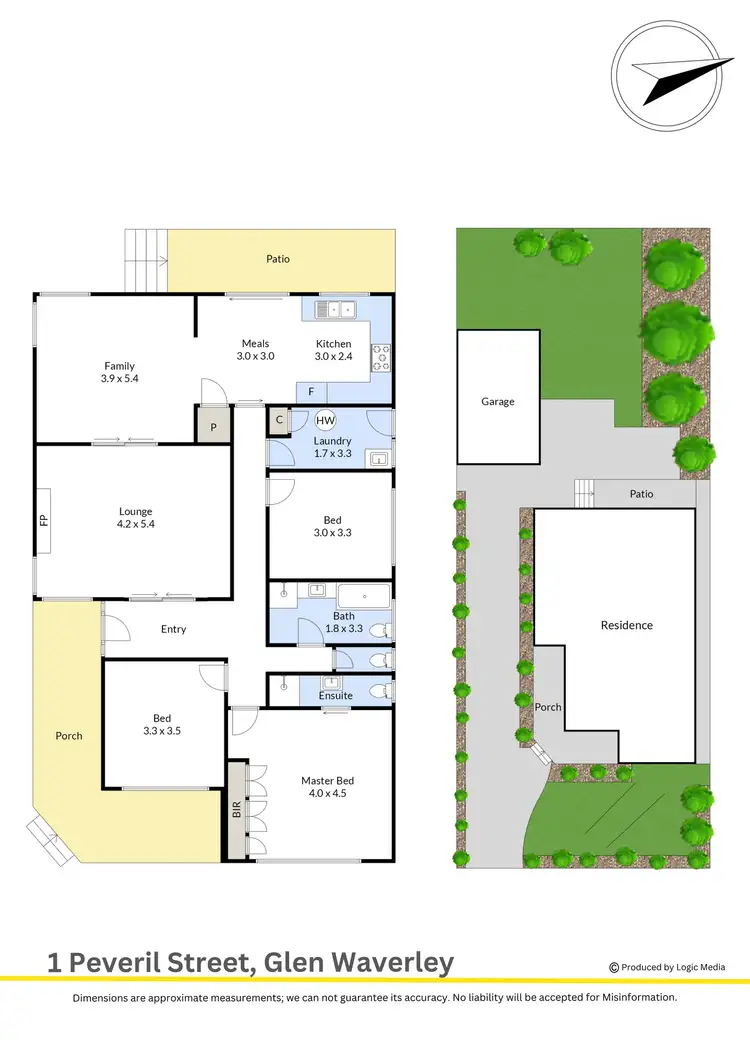Floorplan of Homely house listing, 1 Peveril Street, Glen Waverley VIC 3150