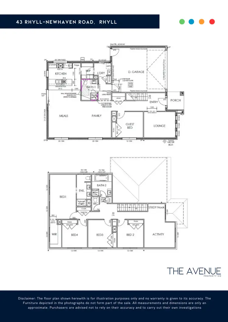 Floorplan of Homely house listing, 43 Rhyll-Newhaven Road, Rhyll VIC 3923