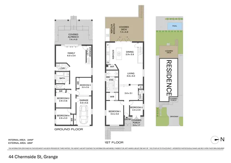 Floorplan of Homely house listing, 44 Chermside Street, Grange QLD 4051
