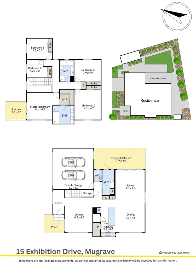 Floorplan of Homely house listing, 15 Exhibition Drive, Mulgrave VIC 3170
