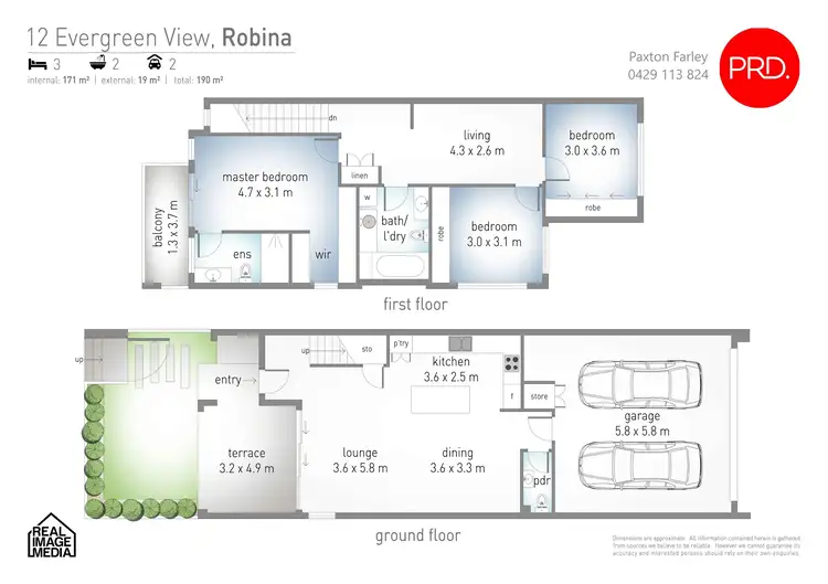 Floorplan of Homely house listing, 12 Evergreen View, Robina QLD 4226