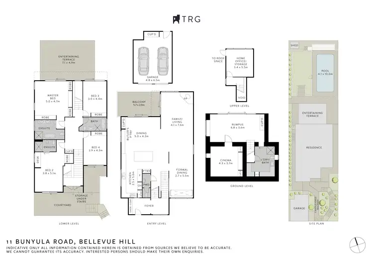 Floorplan of Homely house listing, 11 Bunyula Road, Bellevue Hill NSW 2023