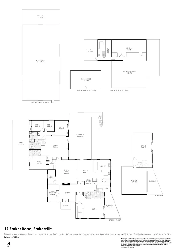 Floorplan of Homely house listing, 19 Parker Road, Parkerville WA 6081