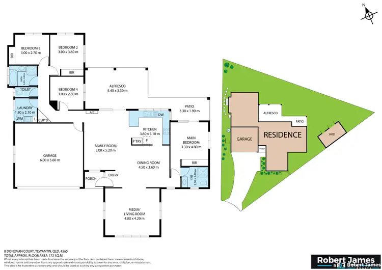 Floorplan of Homely house listing, 8 Donovan Ct, Tewantin QLD 4565