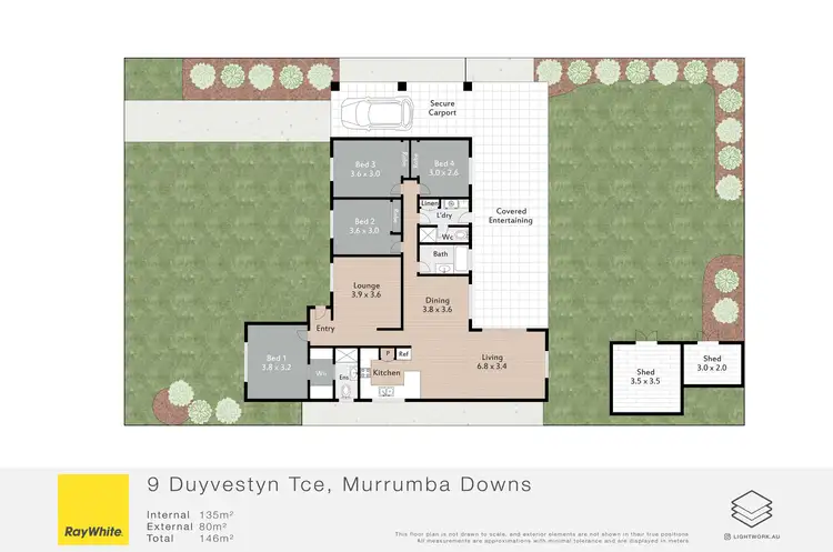Floorplan of Homely house listing, 9 Duyvestyn Terrace, Murrumba Downs QLD 4503