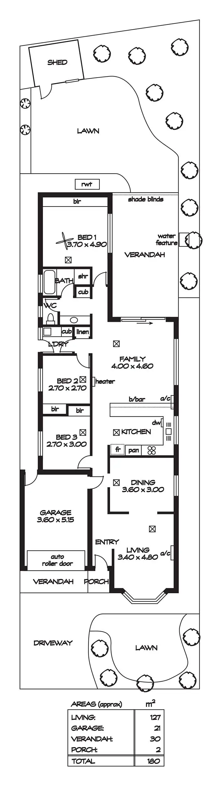 Floorplan of Homely house listing, 3 Leo Crescent, Modbury Heights SA 5092