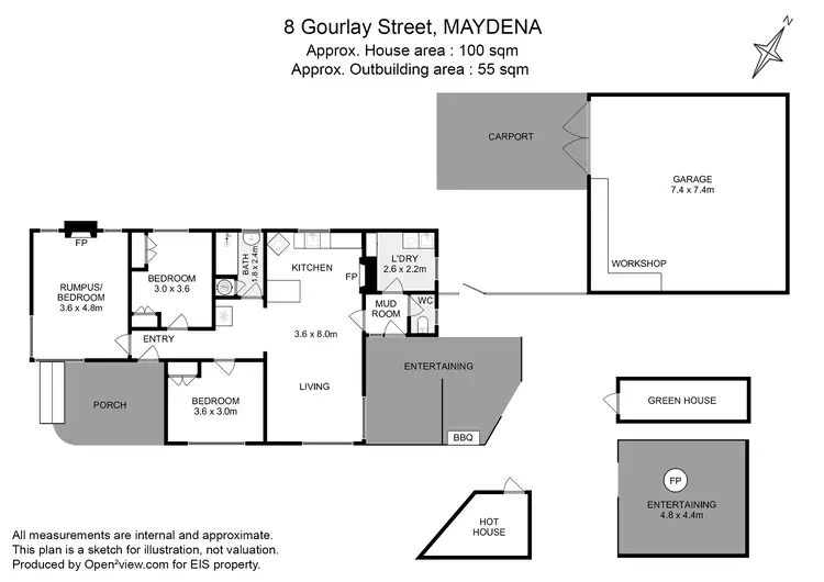 Floorplan of Homely house listing, 8 Gourlay Street, Maydena TAS 7140