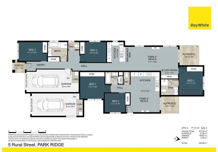 Floorplan of Homely house listing, 5 Rural Street, Park Ridge QLD 4125