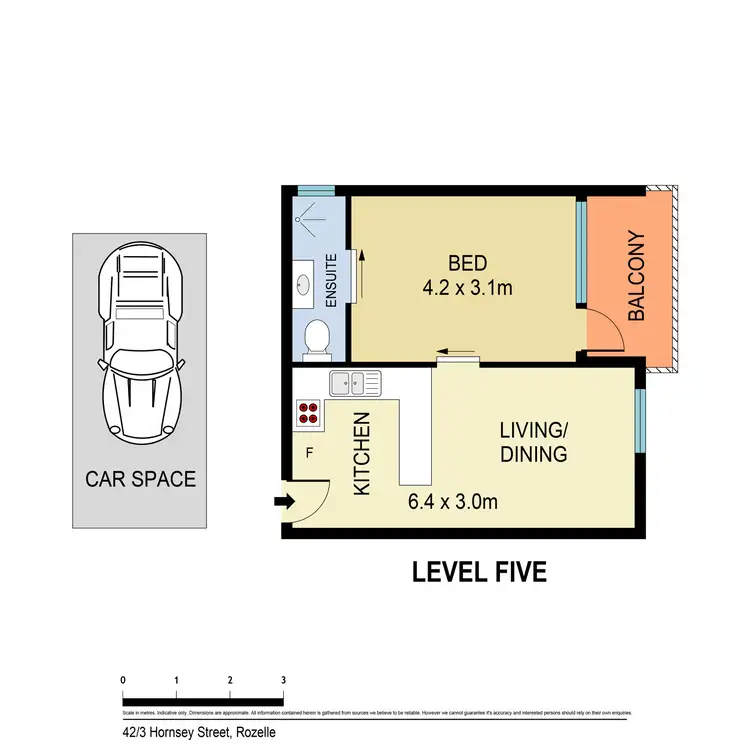 Floorplan of Homely unit listing, 42/3 Hornsey Street, Rozelle NSW 2039