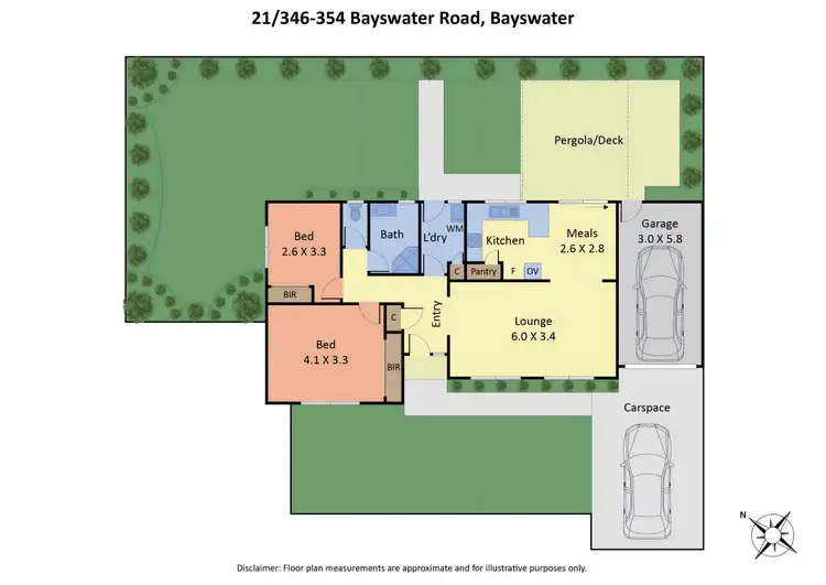 Floorplan of Homely house listing, 21/346-354 Bayswater Road, Bayswater North VIC 3153