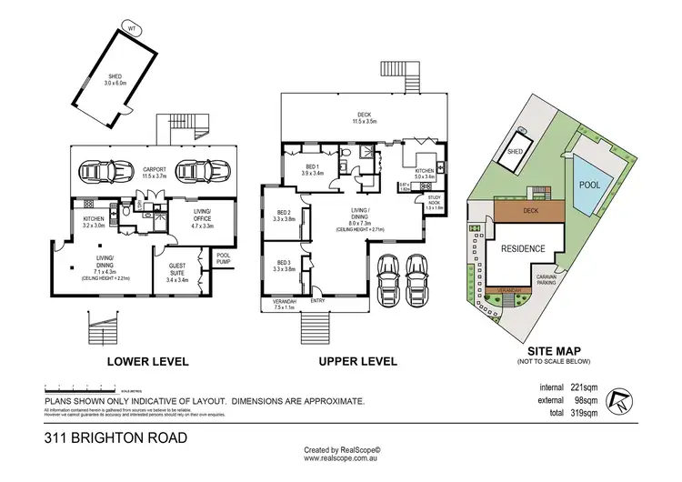 Floorplan of Homely house listing, 311 Brighton Road, Sandgate QLD 4017