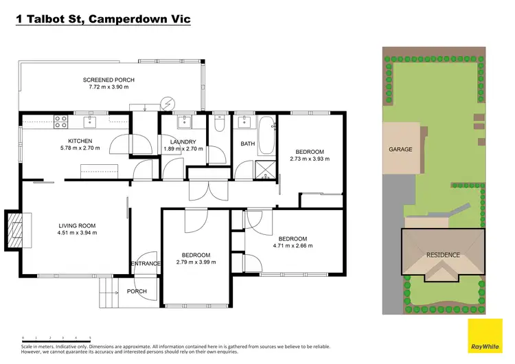 Floorplan of Homely house listing, 1 Talbot Street, Camperdown VIC 3260
