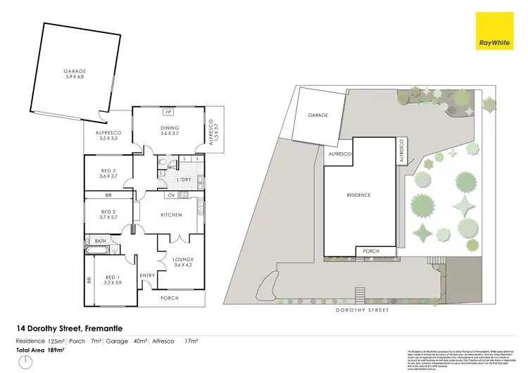 Floorplan of Homely house listing, 14 Dorothy Street, Fremantle WA 6160