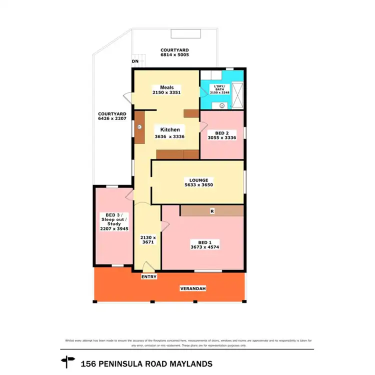Floorplan of Homely house listing, 156 Peninsula Road, Maylands WA 6051